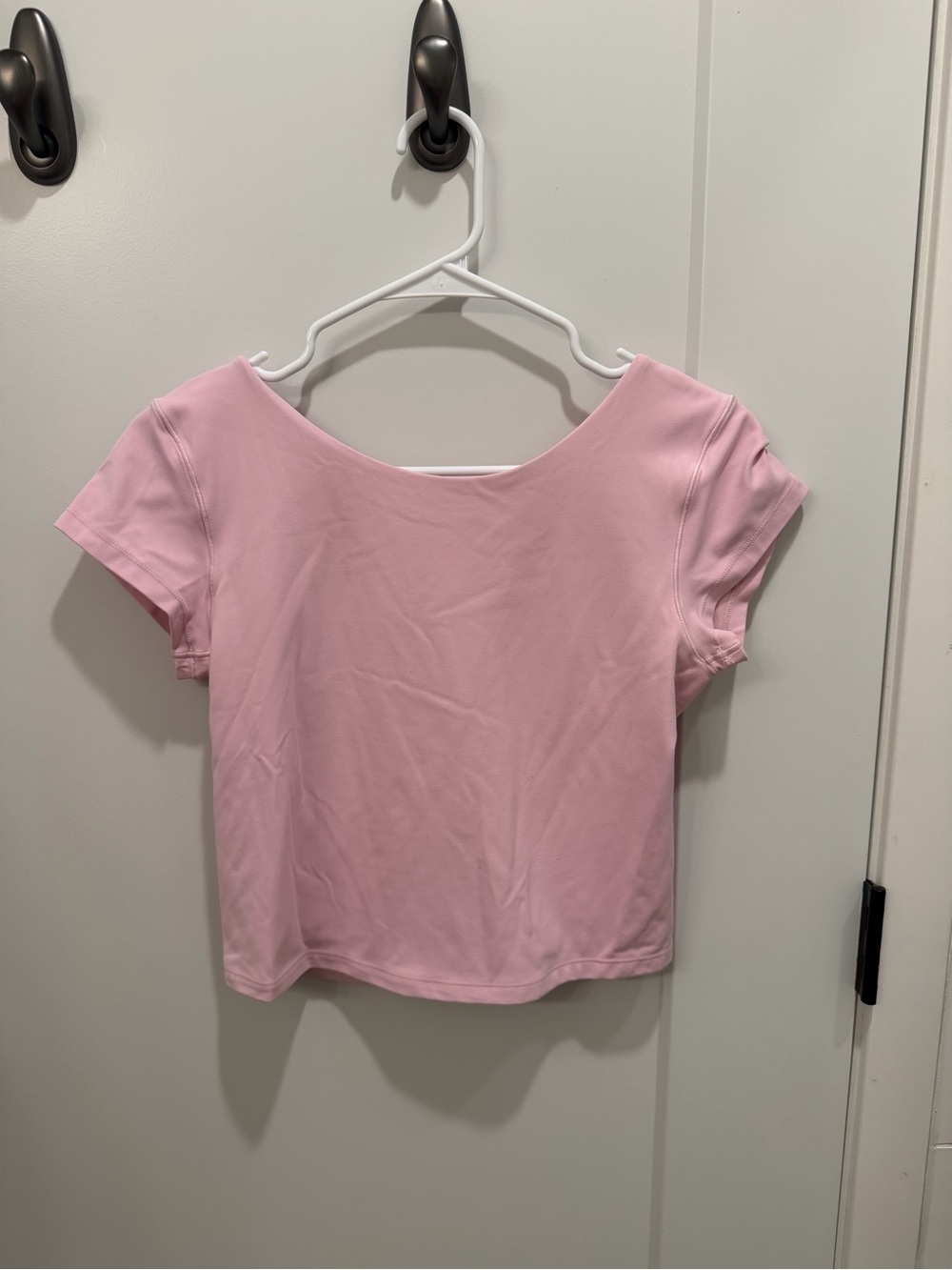 Pink Short Sleeve Women's Top